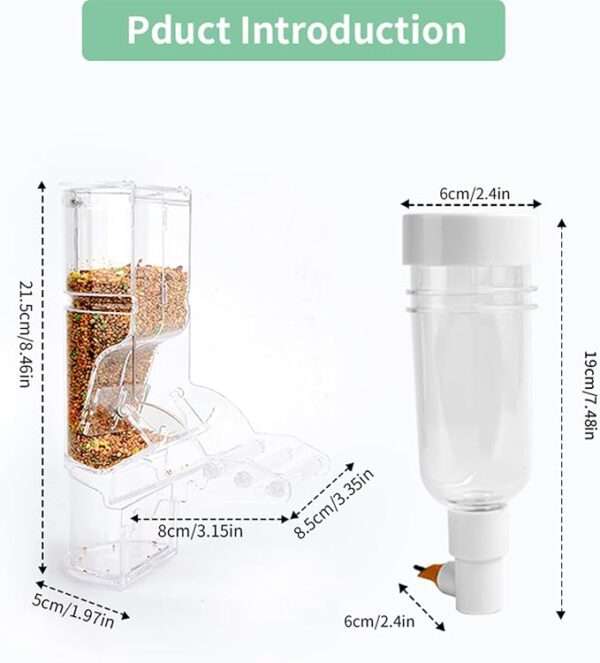 Automatic Bird Feeder & Water Dispenser Set - Image 5