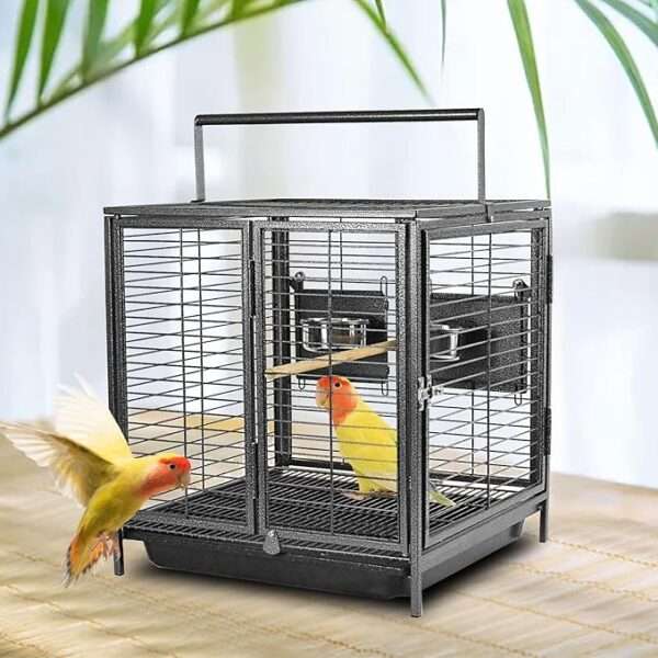 Portable Bird Travel Carrier Cage - Image 3