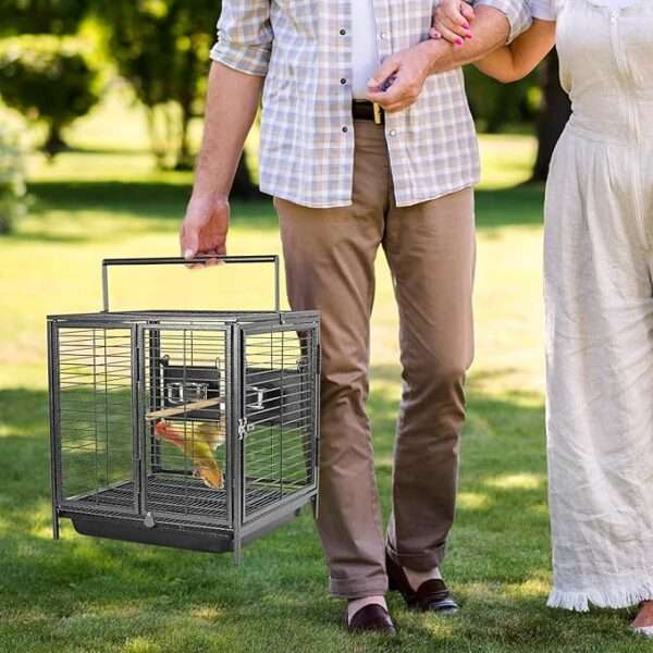 Portable Bird Travel Carrier Cage - Image 2